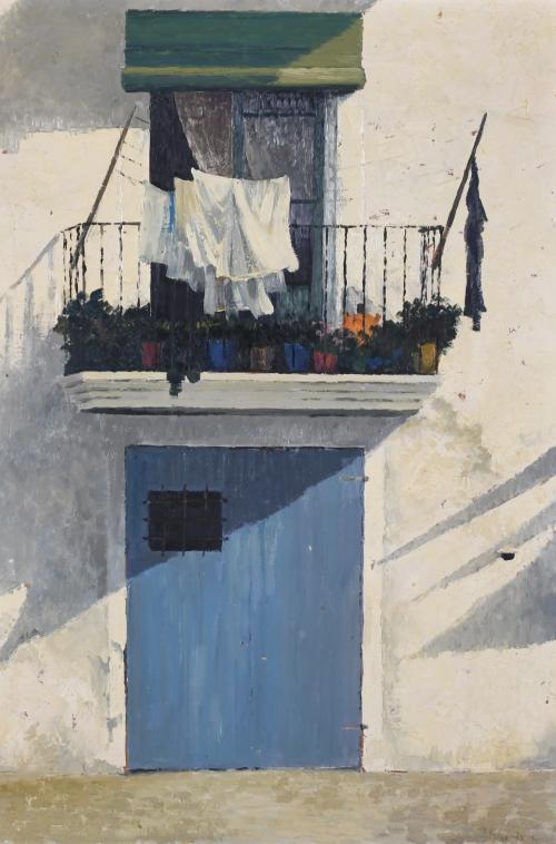 JOSEP M. VAYREDA CANADELL (1932-2001). "VILLAGE HOUSE FAÇADE".