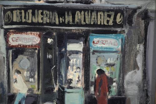 ANTONI VIVES FIERRO (1940). SHOP WINDOW OF "RELOJERÍA M. AL