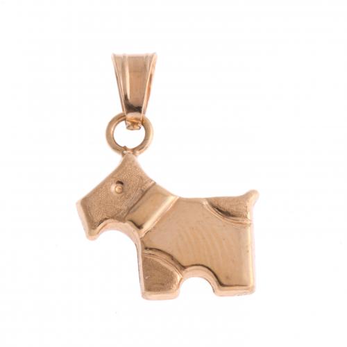 DOG-SHAPED PENDANT.