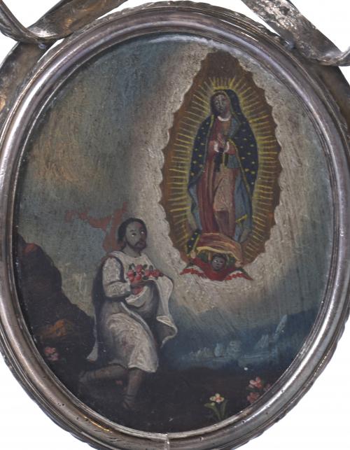 MEXICAN RELIQUARY OF OUR LADY OF GUADALUPE, EARLY 20TH CENT