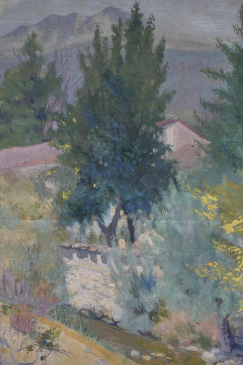 EARLY 20TH CENTURY SPANISH SCHOOL. "LANDSCAPE".