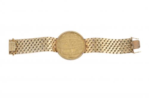 BRACELET WITH GOLDEN WEDDING ANNIVERSARY COMMEMORATIVE MEDA