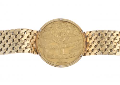 BRACELET WITH GOLDEN WEDDING ANNIVERSARY COMMEMORATIVE MEDA