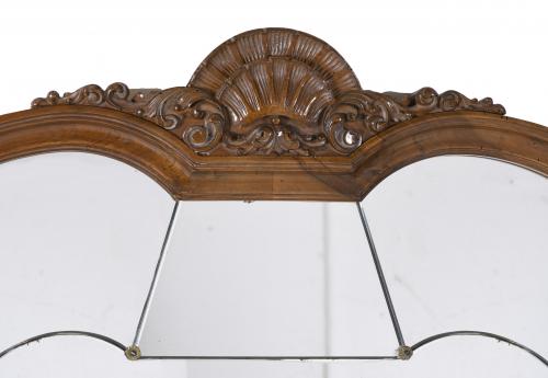 SPANISH CONSOLE WITH MIRROR, MID 20TH CENTURY. 