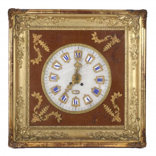 ELIZABETHAN STYLE POSTER CLOCK, EARLY 20TH CENTURY. 