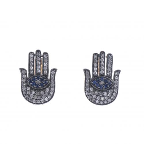 HAMSA CUFFLINKS.