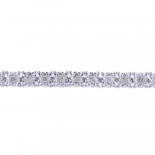 DIAMONDS RIVIÈRE BRACELET.