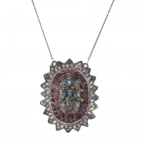 TIBETAN NECKLACE, EARLY 20TH CENTUYRY.