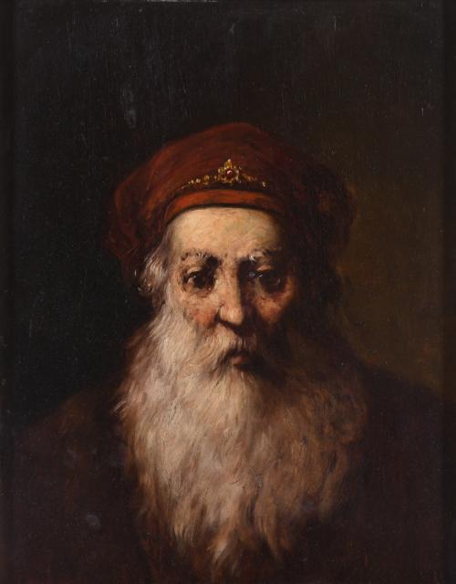 19TH CENTURY DUTCH SCHOOL. "PORTRAIT OF AN OLD MAN".