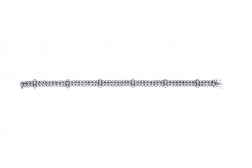 DIAMONDS RIVIERE DOUBLE BRACELET.