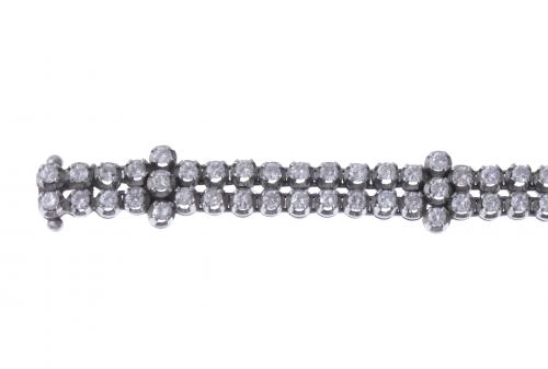 DIAMONDS RIVIERE DOUBLE BRACELET.