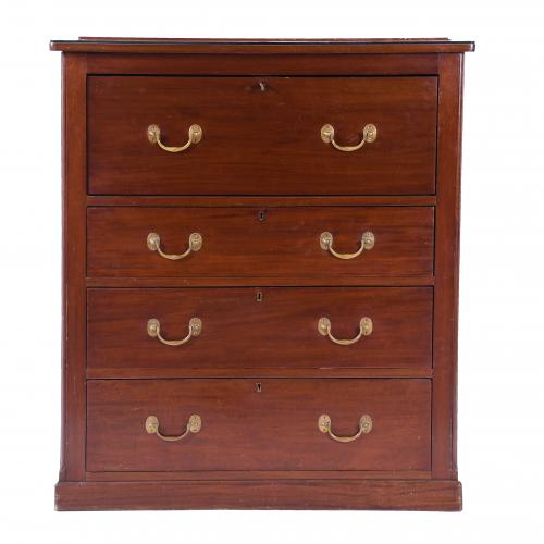 SPANISH CHEST OF DRAWERS-DESK, 20TH CENTURY. 