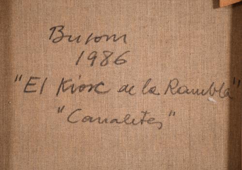 SIMÓ BUSOM (1927). "EL KIOSCO DE LAS RAMBLAS-CANALETES", 19