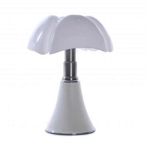 MARTINELLI LUCE.  FLOOR LAMP, "PIPISTRELLO" MODEL, LATE 20T