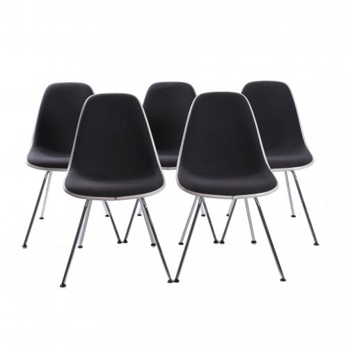 VITRA.  FIVE MODEL DSX CHAIRS, LATE 20TH CENTURY.