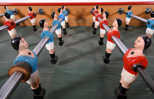 RENÉ PIERRE.  PROFESSIONAL TABLE FOOTBALL, 1960-1970. 