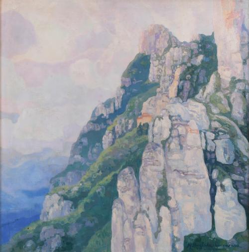 HERMENEGILD ANGLADA CAMARASA (1871-1959). "MONTSERRAT".