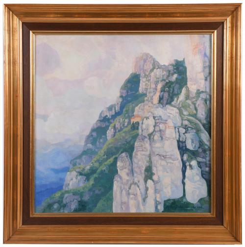 HERMENEGILD ANGLADA CAMARASA (1871-1959). "MONTSERRAT".