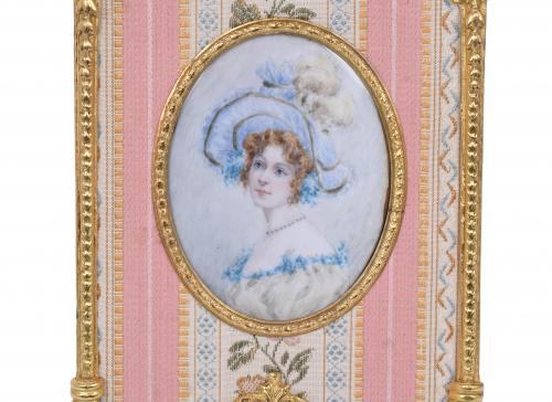 SECOND HALF OF 19TH CENTURY FRENCH SCHOOL. MINIATURE OF MAD