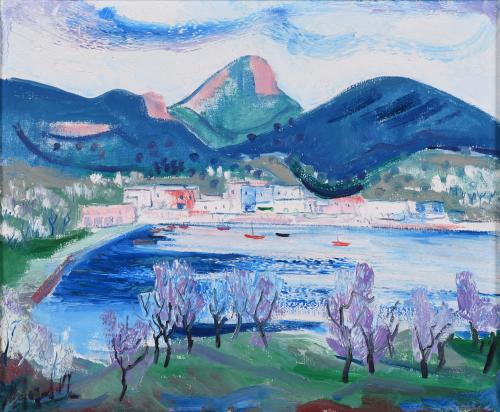 MANUEL CAPDEVILA MASSANA (1910-2006).  "PORT D'ANDRAITX", 1976.