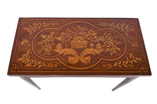 DUTCH NEOCLASSICAL-STYLE GAMING TABLE, LATE 19TH CENTURY. 