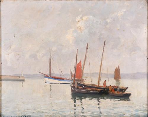 EARLY 20TH CENTURY SPANISH SCHOOL. "SEASCAPE".