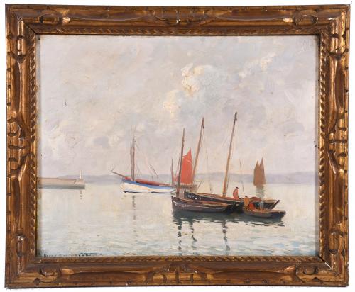 EARLY 20TH CENTURY SPANISH SCHOOL. "SEASCAPE".