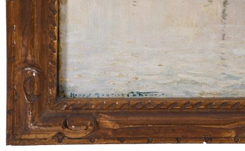 EARLY 20TH CENTURY SPANISH SCHOOL. "SEASCAPE".