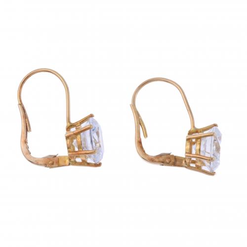 ZIRCON EARRINGS.