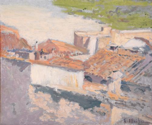 ELISEU MEIFRÉN ROIG (1859-1940). "ROOFS".