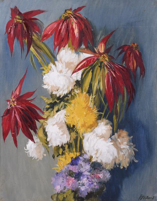 JOSEP MlGUEL SERRANO (1912-1982). "STILL LIFE WITH FLOWERS".