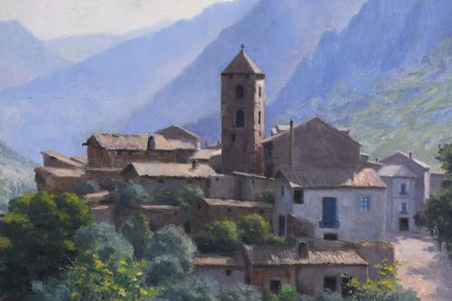 MIQUEL FORTEZA (1881-1969). "ANDORRA LA VIEJA"