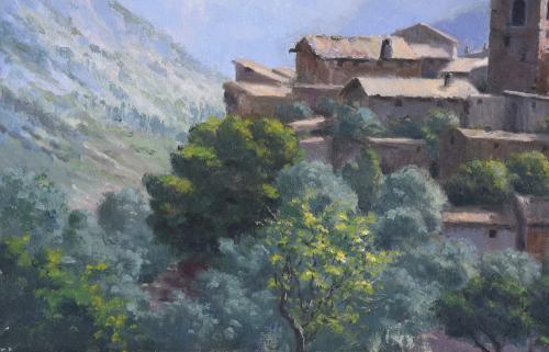 MIQUEL FORTEZA (1881-1969). "ANDORRA LA VIEJA"