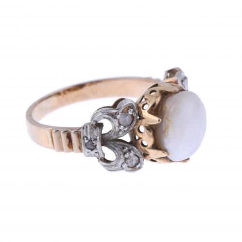 BELLE ÉPOQUE RING WITH PEARL.