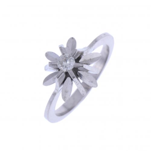 DIAMOND SOLITAIRE RING.