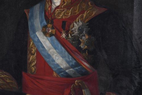 ESCUELA ESPAÑOLA, SIGLO XIX.  "RETRATO DEL GENERAL FRANCISC