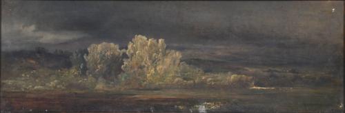 RAMÓN MARTÍ ALSINA (1826-1894). "PAISAJE".