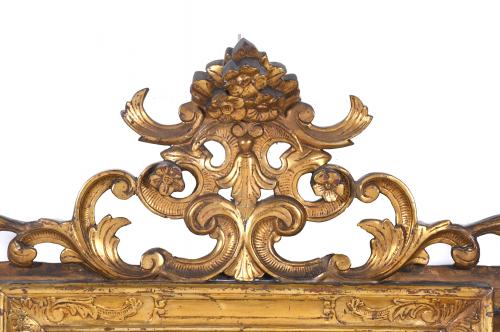 ESPEJO CORNUCOPIA, ESTILO LOUIS XV, SIGLO XX. 