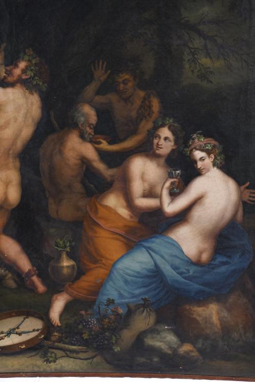 ANTONI FERRAN Y SATAYOL (1786-1857).  "BACCHANAL", Circa 18