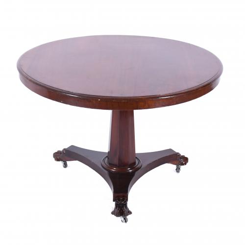 MESA DE COMEDOR REGENCY, PPS SIGLO XIX.