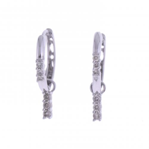 PENDIENTES DESMONTABLES, CON DIAMANTES.