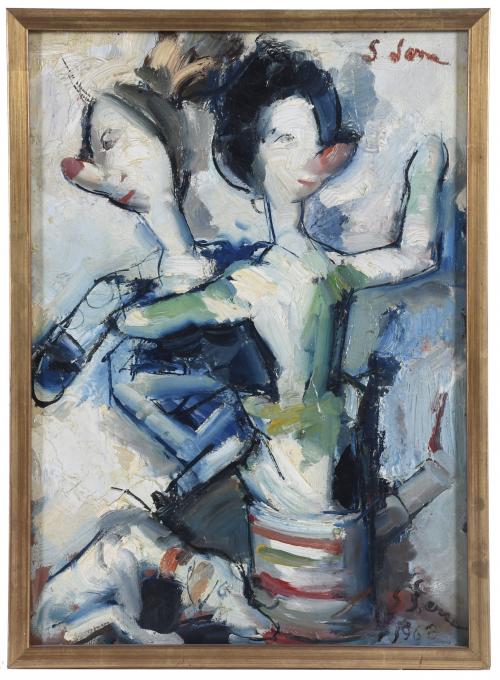 JOAN SERRA MELGOSA (1899-1970) "CHARACTERS", 1963.