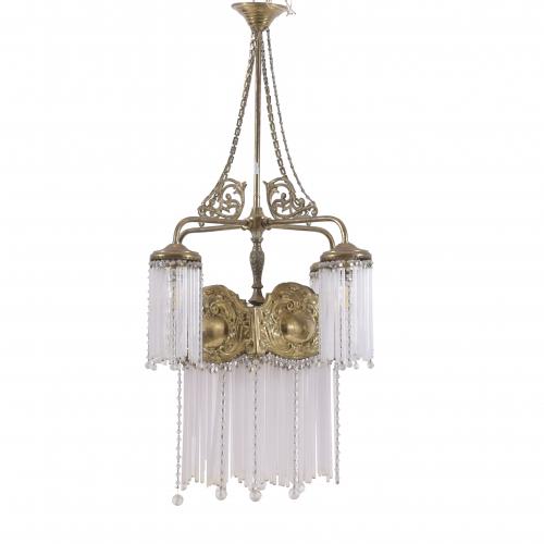 ART NOUVEAU CEILING LAMP, 20TH CENTURY. 