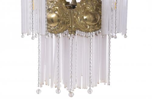 ART NOUVEAU CEILING LAMP, 20TH CENTURY. 