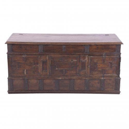 CATALAN LARGE CHEST, 19TH CENTURY.