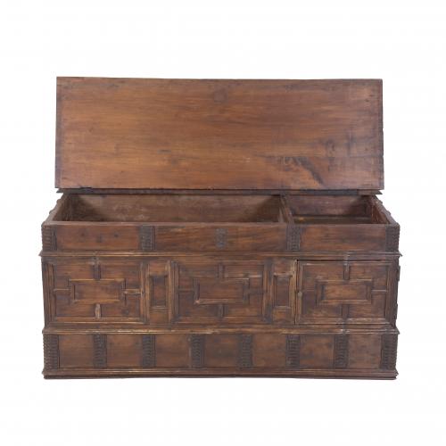 CATALAN LARGE CHEST, 19TH CENTURY.