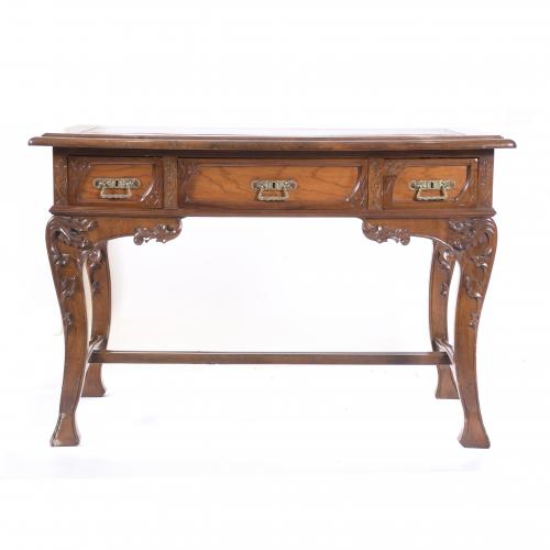 ART NOUVEAU STYLE DESK, 20TH CENTURY.