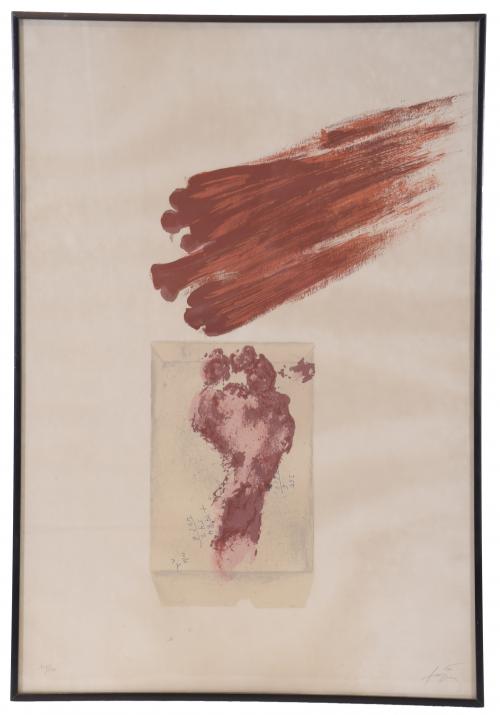 ANTONI TÀPIES (1923-2012). Lithograph on paper.