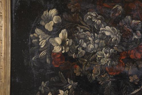 18TH CENTURY, SPANISH SCHOOL. "STILL LIFE WITH FLOWERS".