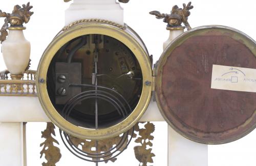 NAPOLEON III "PORTICO" TABLE CLOCK.